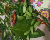 Foto langkah ke 2 dari resep Oseng Tempe Pete Teri Cabai Hijau 🌶.