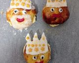 Foto del paso 6 de la receta: Reyes Magos con masa de roscón y rellenos de crema pastelera 👑