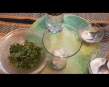 A picture of step 1 of Pomegranate mojito.