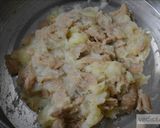 A picture of step 2 of Soya chunks and potato filled appam recipe.