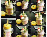 A picture of step 4 of Chia-Banana Strawberry Smoothie.