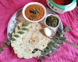 A picture of step 3 of Rice flour paratha.