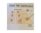 A picture of step 2 of Potsticker dumplings .