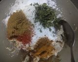 A picture of step 3 of Kathal Sabudana Appe.