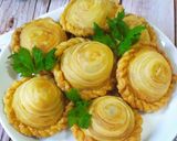 Foto langkah ke 8 dari resep Curry puff /karipap/pastel pusing.