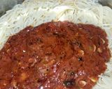 A picture of step 4 of Spaghetti with Eggs.