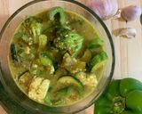 A picture of step 3 of Veg Thai Curry.