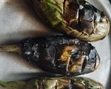 A picture of step 3 of Khandeshi special jalgaon green brinjal roasted bharta.