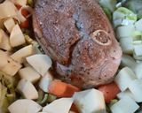 A picture of step 3 of Instapot Lamb Stew.