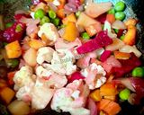 A picture of step 5 of Foxtail Millet veggies soup.