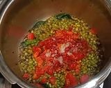 A picture of step 3 of Vagharela moong.