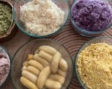 Hình bước làm 8 của món Cách làm Bánh Tét 3 VỊ 3 MÀU THIÊN NHIÊN 🌼 KHÔNG NGÂM, KHÔNG LUỘC, KHÔNG XÀO NẾP❤️ || Ăn TẾT 2022