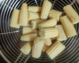 A picture of step 2 of Baby corn barbecue.