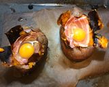Une image de l'étape 4 de Patate douce garnie.