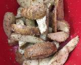 Baked garlic parmesan potato wedges recipe step 4 photo