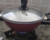 A picture of step 6 of Steamed Suji/Rava Triangles.