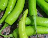 Bharli Mirchi - Stuffed Green Chillies Maharashtrian style recipe step 1 photo