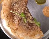 A picture of step 4 of Rava Dosa.