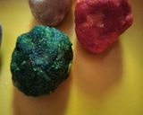 A picture of step 1 of Three colour semolina sandesh.