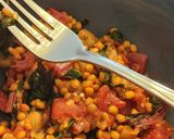 Une image de l'étape 9 de Plat d'aubergines à la bette à carde et aux lentilles.