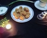 A picture of step 5 of Chicken pakora's.