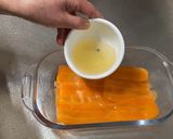 A picture of step 3 of Japanese New Year Daikon Pickles.