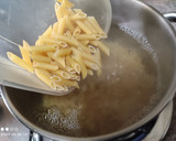 Foto del paso 1 de la receta: Macarrones con pollo y tomate en 22 minutos