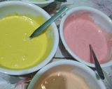 Foto langkah ke 3 dari resep Rainbow cake kukus ny. Liem.