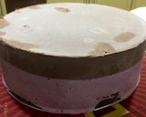 Foto langkah ke 5 dari resep Cake choco mousse blueberry and mousse choco.