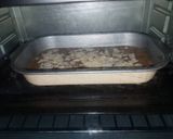 A picture of step 9 of Chocolate Banana Cake with Almond slice.