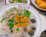 Hình bước làm 2 của món Cháo Hến Sườn Và Nấm Rơm