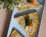 Foto langkah ke 6 dari resep Broccoli Noodle Pizza.