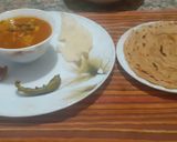 A picture of step 4 of Aata lachcha paratha.