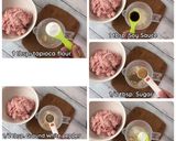 A picture of step 1 of Thai Pork Meatballs Recipes • Look Shin Moo•.