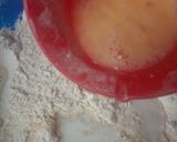 A picture of step 1 of 3 color bread.