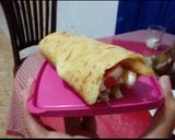 A picture of step 9 of Chicken Shawarma/Chicken Wrap with French Fries.