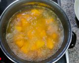 A picture of step 1 of Oriental Pumpkin and Sweet Potato Cream with Crunchy Topping.
