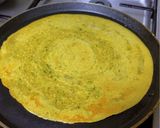 A picture of step 2 of Til Besan Chilla.