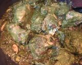 A picture of step 6 of Chicken Hariyali.