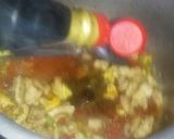 A picture of step 4 of Chicken Egg fried rice.
