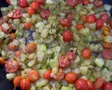 Foto del paso 3 de la receta: Tortilla campestre “ de Calabacín y Cherry’s “…