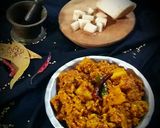 মুগডাল দিয়ে থোড়ঘন্ট (moog dal diye thor ghonto recipe in Bengali) রেসিপির ধাপ 12 ছবি