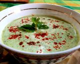 A picture of step 3 of Mint Coriander Raita.