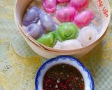 Hình bước làm 13 của món Há cảo sắc màu