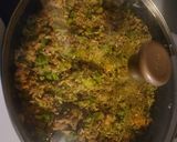 A picture of step 4 of Rice and Broccoli Casserole w/Sausage and Cheese.