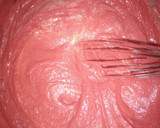 A picture of step 4 of Red Velvet cake(RVC).