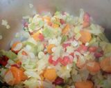 Foto del paso 3 de la receta: Patatas guisadas con verduras y lentejas rojas