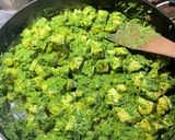 A picture of step 6 of Super Green Tofu Palak Paneer (VG GF).