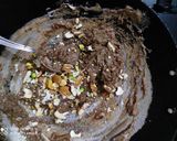 A picture of step 4 of Instant Chocolate Dryfruit Peda.