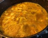 Une image de l'étape 6 de Soupe de potimarron aux navets tomates et citron confit.